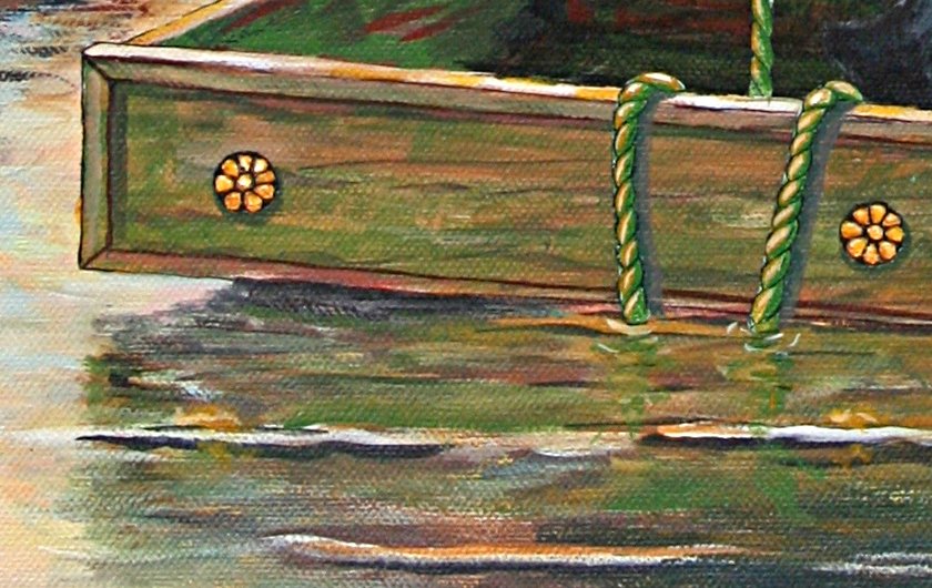 Under Heavy Sail Detail